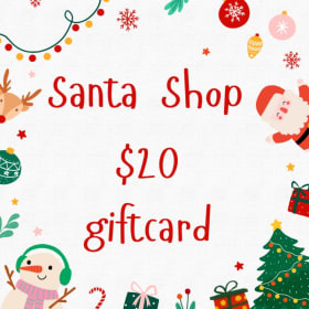 Santa Shop $20 gift card item