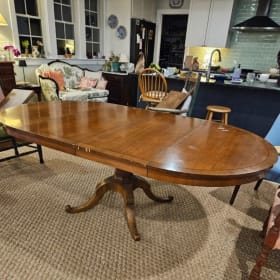 Vintage Dining Table - 1920s Charm + Custom Pads item