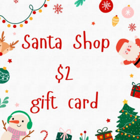 Santa Shop $2 gift card item