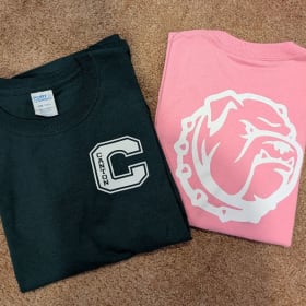 Short Sleeve Tee (C on Front, Bulldog on Back) item