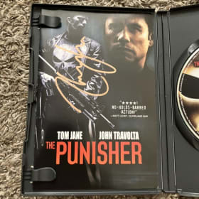 THE PUNISHER DVD (BOOKLET) SIGNED BY ACTOR THOMAS JANE item
