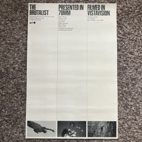 THE BRUTALIST MINI POSTER 16x24 INCHES 70MM VISTA THEATRE item