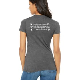 Womans Heather grey T-shirt item