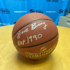 Dave Bing H.O.F 1990 SIGNED Basketball item