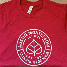 NEW! AMS Logo Adult T-Shirt, Heather Red item