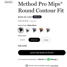 Photo of NEW* -Smith Helmet - Method Pro - Contour Fit - value $200