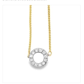 Diamond Circle Bolo Bracelet item