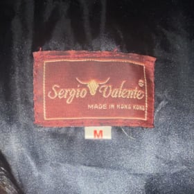 Sergio Valente Black Rabbit Fur Coat item