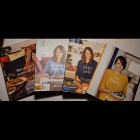 120$ - 4 livres de cuisine de Geneviève O'Gleeman item