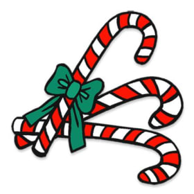 SINGLE CANDY CANE GRAM item