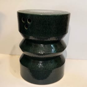 Tucker Robbins Porcelain Zigzag Side Table item