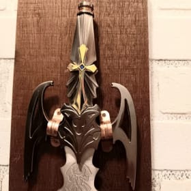 Knife with wall display item