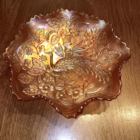 Vintage Carnival Glass Bowl item