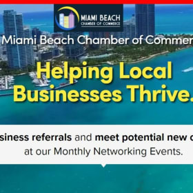Miami Beach Chamber of Commerce 1 yr Membership item