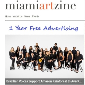 Miami ArtZine – 1 year online advertisement item