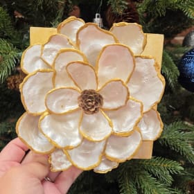 Oyster Shell Magnolia Flower item