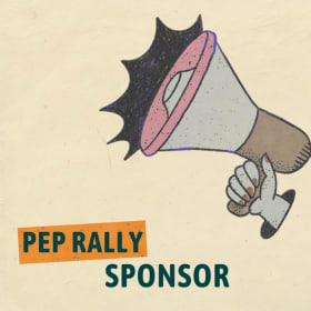 Pep Rally Sponsor item
