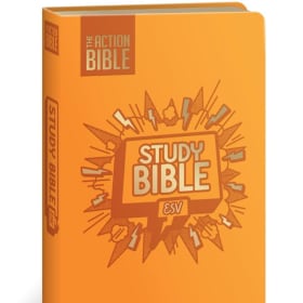 YOUNG READERS: ESV ACTION STUDY BIBLE (ORANGE SYNTHETIC) item