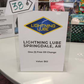 #38 Lightning Lube Oil Change item