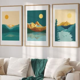 Set of 3 Ivivid Design Posters item