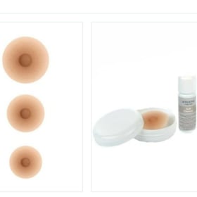 Mamelons en silicone (amande) item