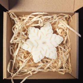 Handmade White Star Candle (Knoxville) item