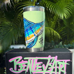 Bentley’s Art – Yeti Key Lime  20oz Hand-Painted Cup item