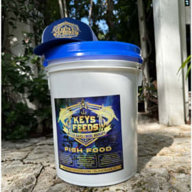 Keys Feeds - 27.5 lb Premium Live Bait Fish Food + Hat item