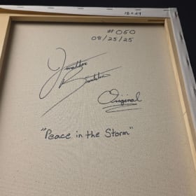 18x24 "Peace in the Storm" Orig Painting by Jonathon Bouldin item