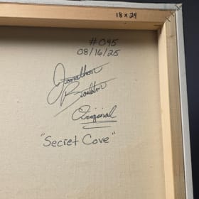 18x24 "Secret Cove" Orig Painting by Jonathon Bouldin item