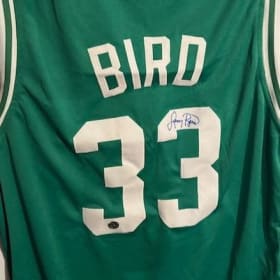 Larry Bird SIGNED Boston Celtics Jersey item
