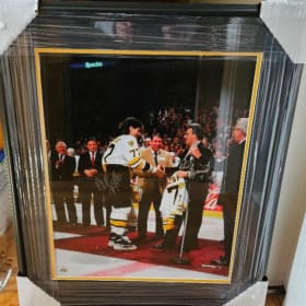 Ray Bourque & Phil Esposito SIGNED and FRAMED 16x20 item