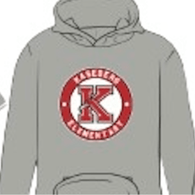 (Youth Small) Style D: Grey Hoodie with Circle Emblem item