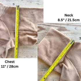 Beige Fleece Pyjamas/jumper item
