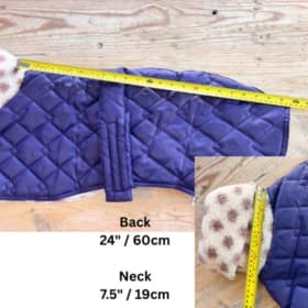 Cosy Purple Quilted Waterproof Coat item