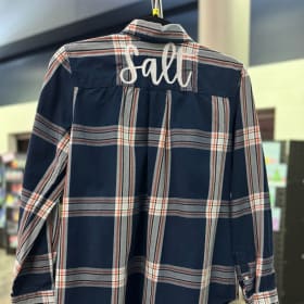 "Salt" M/L BOGO-flannel/shirt item