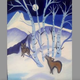 Wolf and Mountain Fox item