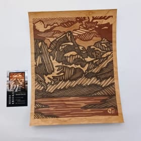 Lignegraph of mountains item