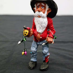 Cowboy Santa Ornament item
