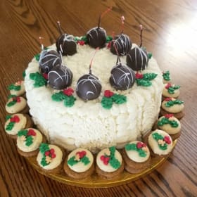 Chocolate Bourbon Cake w/ Brown Butter Frosting item