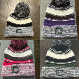 Knitted Pom Cable Winter Hats item
