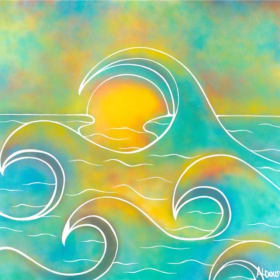 Aldous Collins Fine Art "California Dreaming" Signed Print item
