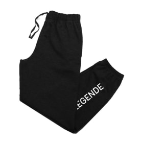 Jogging noir en coton item