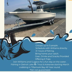 Crabbing or Fishing Trip With Williams & Gustavo item