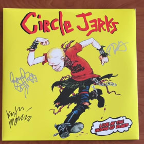 CIRCLE JERKS LIVE RECORD 2 LP SIGNED BY THE BAND NEW item