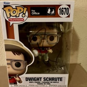 THE OFFICE DWIGHT FUNKO POP SIGNED BY RAINN WILSON item