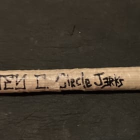 DRUM STICK FROM JOEY CASTILLO DRUMMER OF THE CIRCLE JERKS item