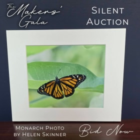 Mounted Photo of a Monarch Butterfly by Helga Skinner item