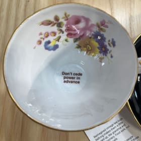 The T Teacup and Saucer item