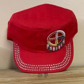 Women's Red Medicine Wheel Cap item
